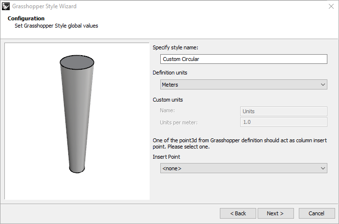 Procedura guidata degli stili di Grasshopper 2